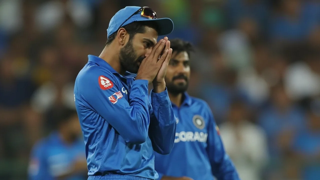 Tight sideline frame of a coach in animated conversation with a bowler between overs, capturing the kind of moment-to-moment tactical intervention that defines an overseas white-ball tour